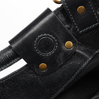 Chloé Black Lambskin Bay Shoulder Bag