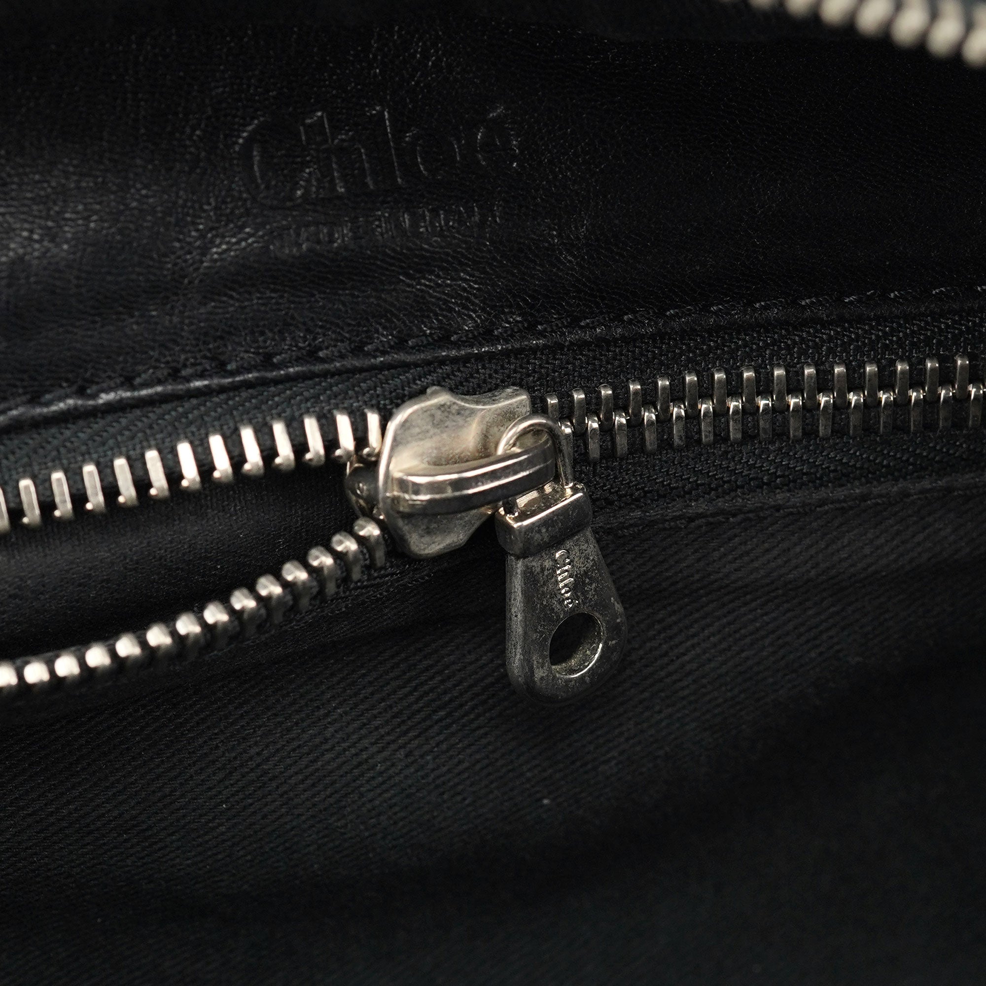 Chloé Betty Tote Bag aus schwarzem Lammleder