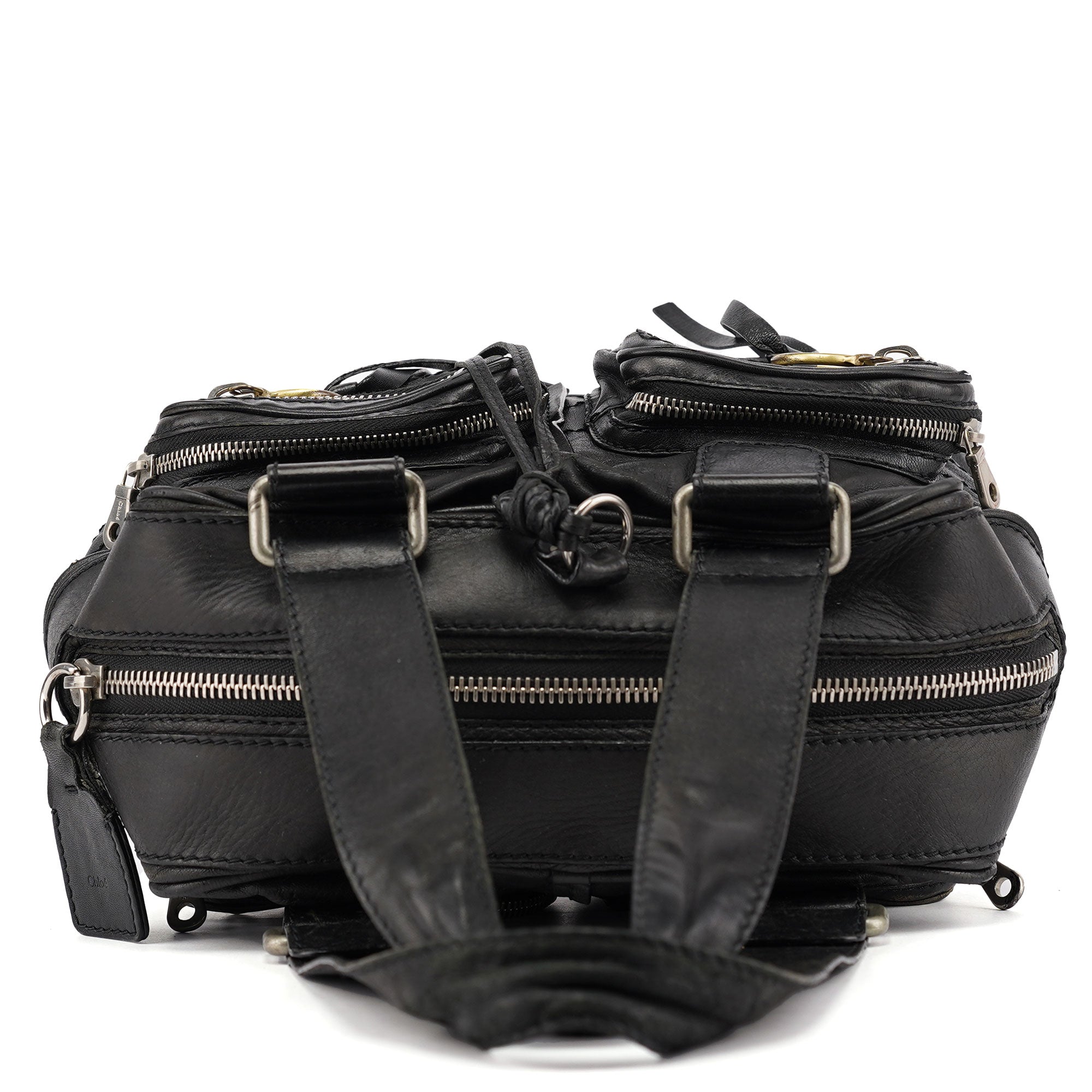 Chloé Betty Tote Bag aus schwarzem Lammleder