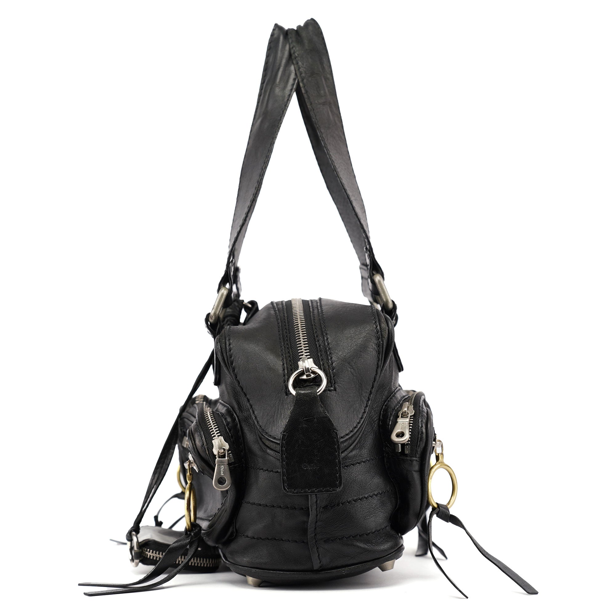 Chloé Betty Tote Bag aus schwarzem Lammleder