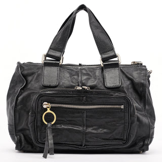 Chloé Black Lambskin Betty Tote Bag