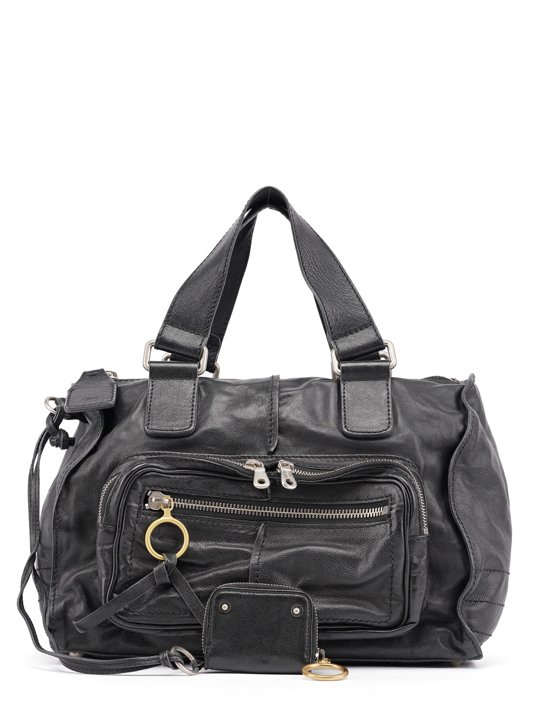 Chloé Black Lambskin Betty Tote Bag