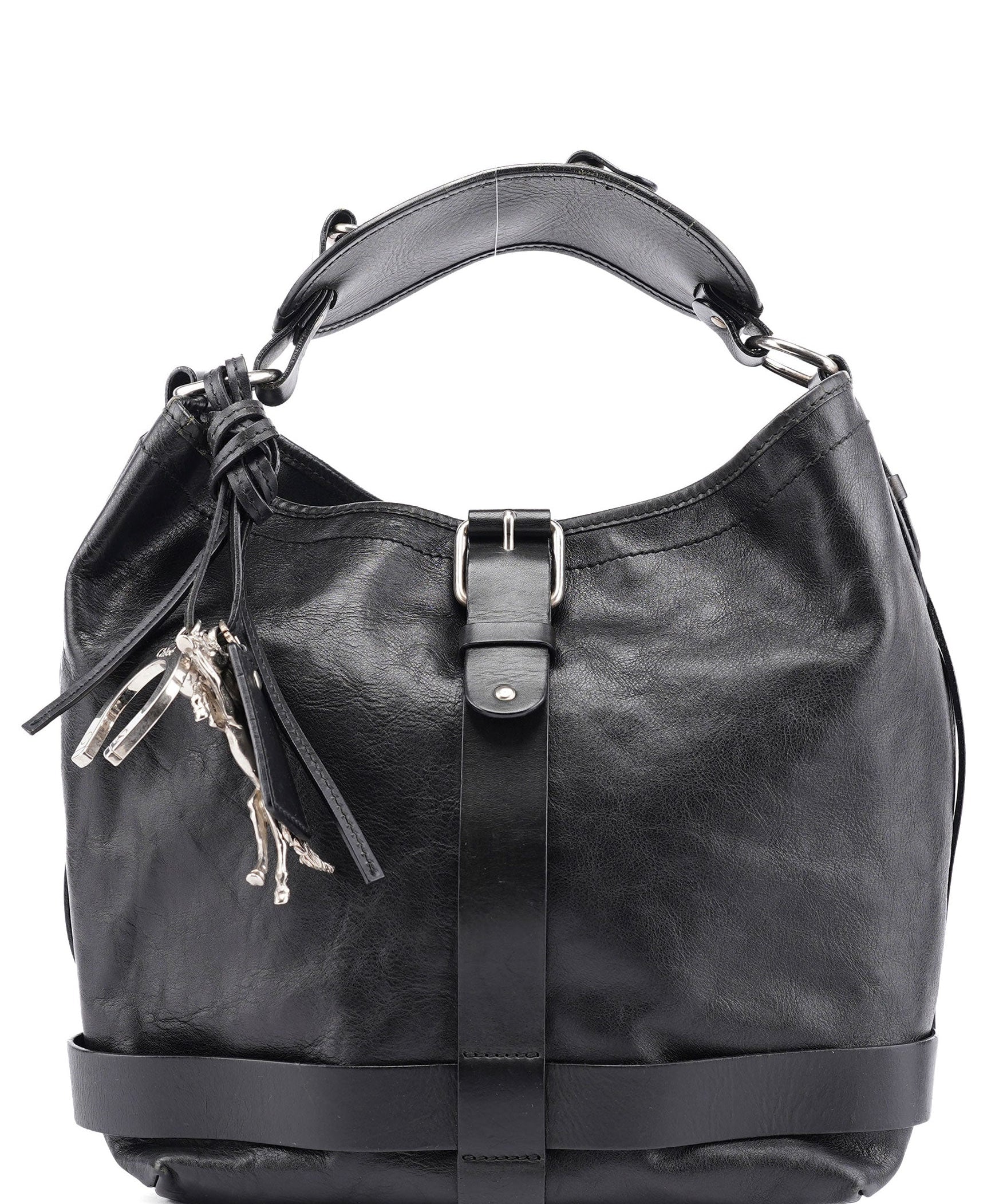 Chloé Black Lambskin Kerala Shoulder Bag