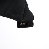 Chloe Black Lambskin Leather Bay Tote Bag