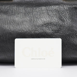 Chloé Black Lambskin Leather Tote Bag