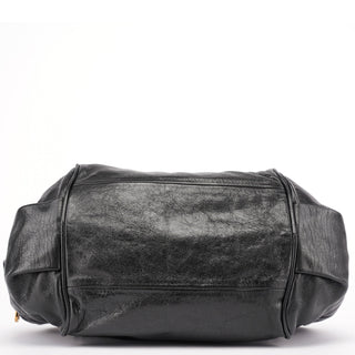 Chloé Black Lambskin Leather Tote Bag