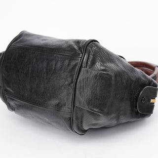 Chloé Black Lambskin Leather Tote Bag