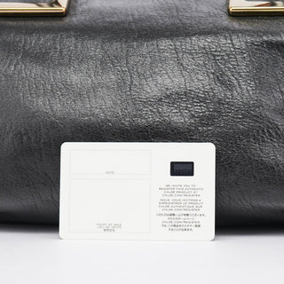 Chloé Black Lambskin Leather Tote Bag