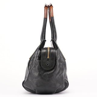 Chloé Black Lambskin Leather Tote Bag