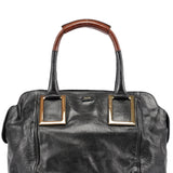 Chloé Black Lambskin Leather Tote Bag