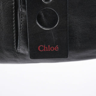 Chloé Black Lambskin Leather Tote Bag