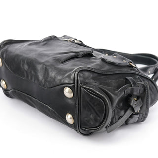 Chloé Black Lambskin Leather Tote Bag