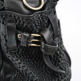 Chloé Black Lambskin Leather Tote Bag