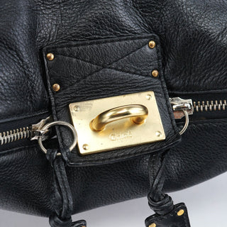 Chloé Black Lambskin Paddington Shoulder Bag