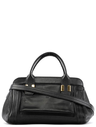 Chloé Black Leather Alice 2-Way Bag