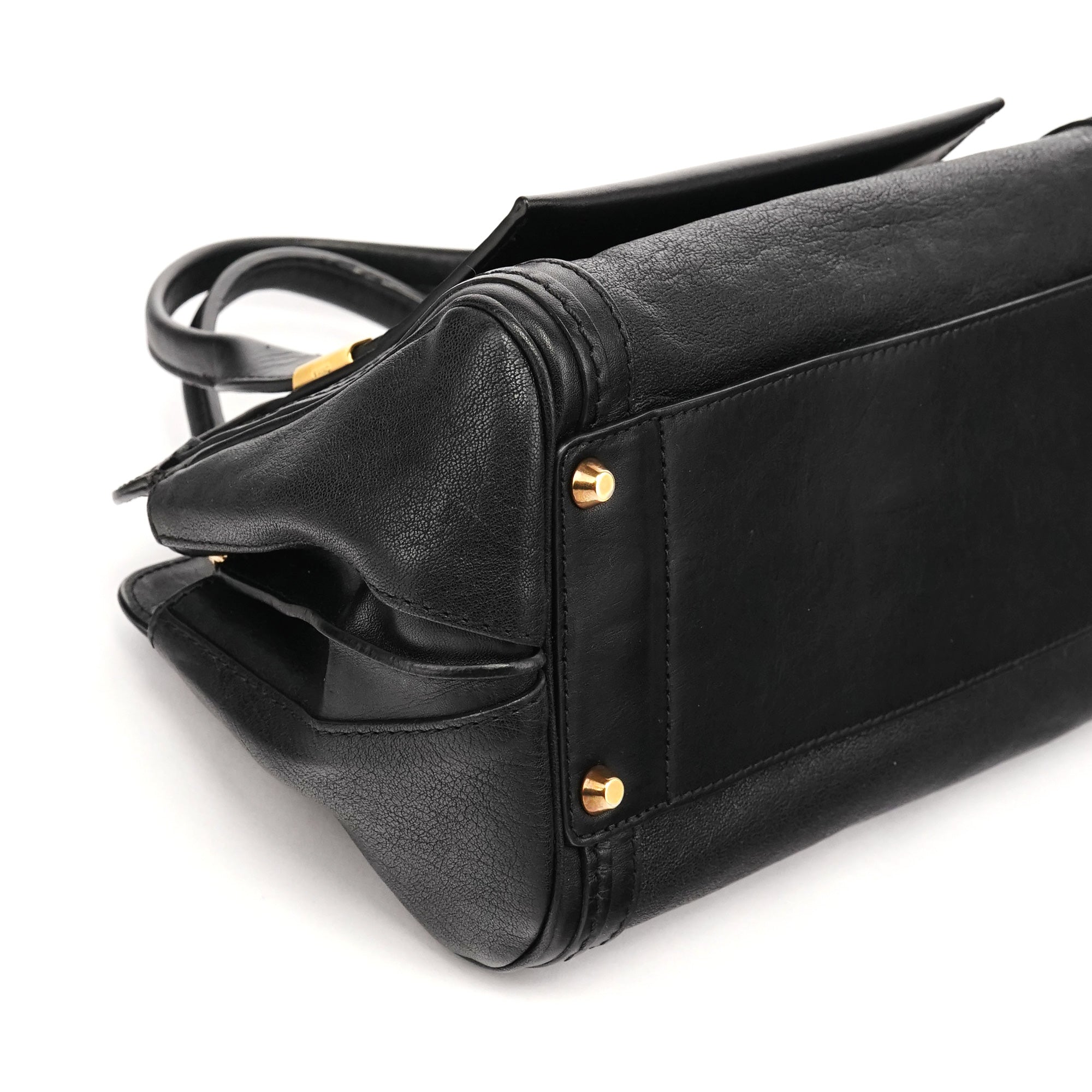 Chloé Black Leather Alice 2-Way Bag