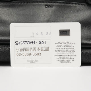 Chloé Black Leather Alice 2-Way Bag