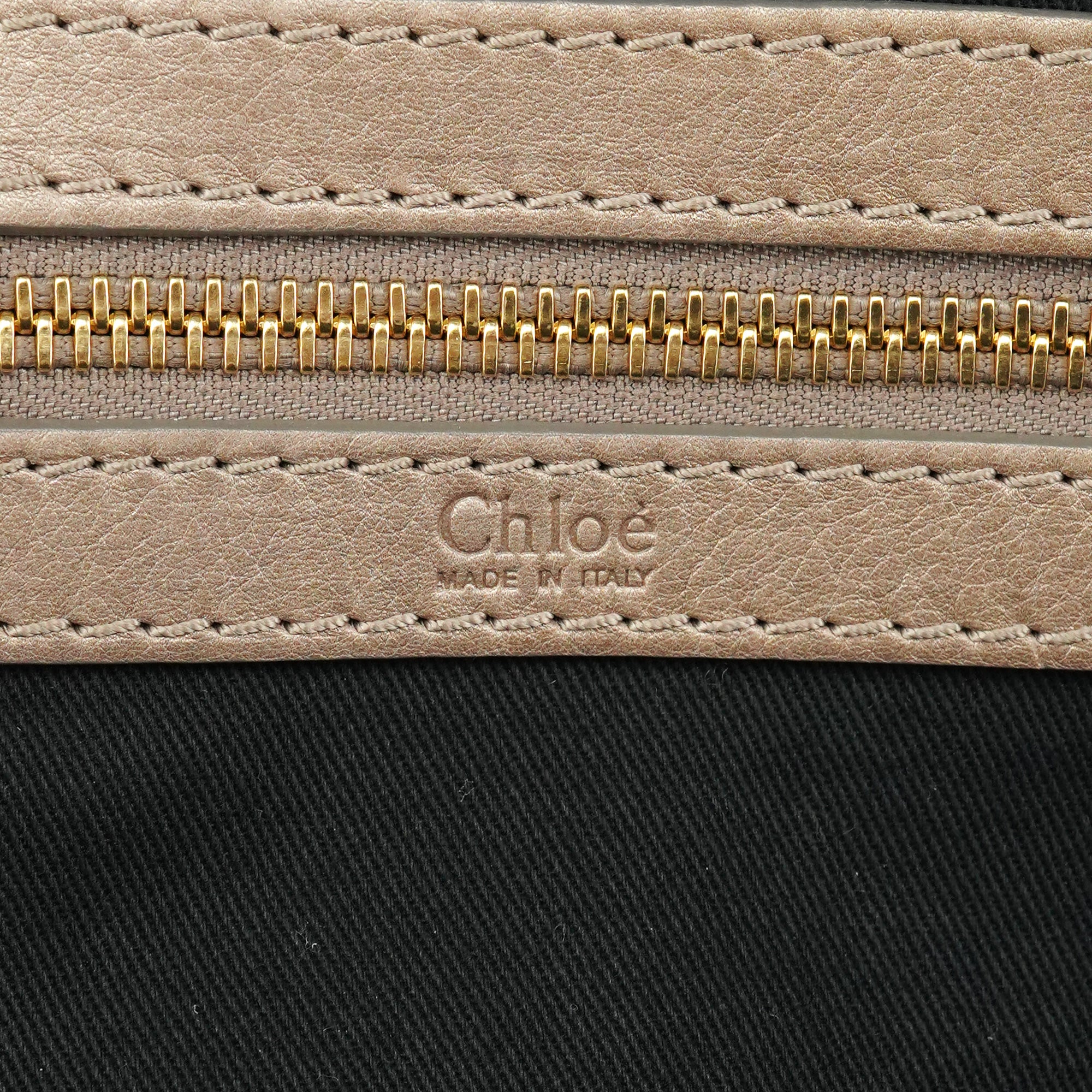 Chloé Black Leather Bay Handbag