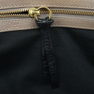 Chloé Black Leather Bay Handbag