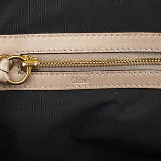 Chloe Black Leather Bay Tote Bag