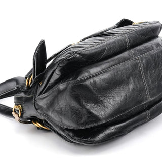 Chloe Black Leather Bay Tote Bag