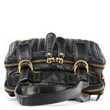 Chloe Black Leather Bay Tote Bag