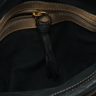 Chloé Black Leather Bay Tote Bag
