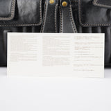 Chloe Black Leather Bay Travel Weekender Bag