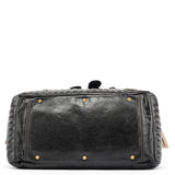 Chloe Black Leather Bay Travel Weekender Bag