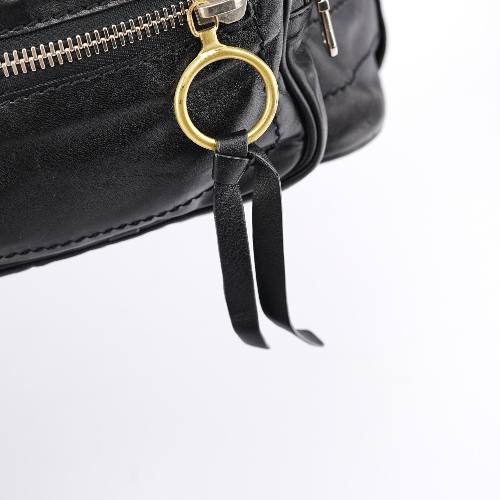 Chloé Sac cabas Betty en cuir noir