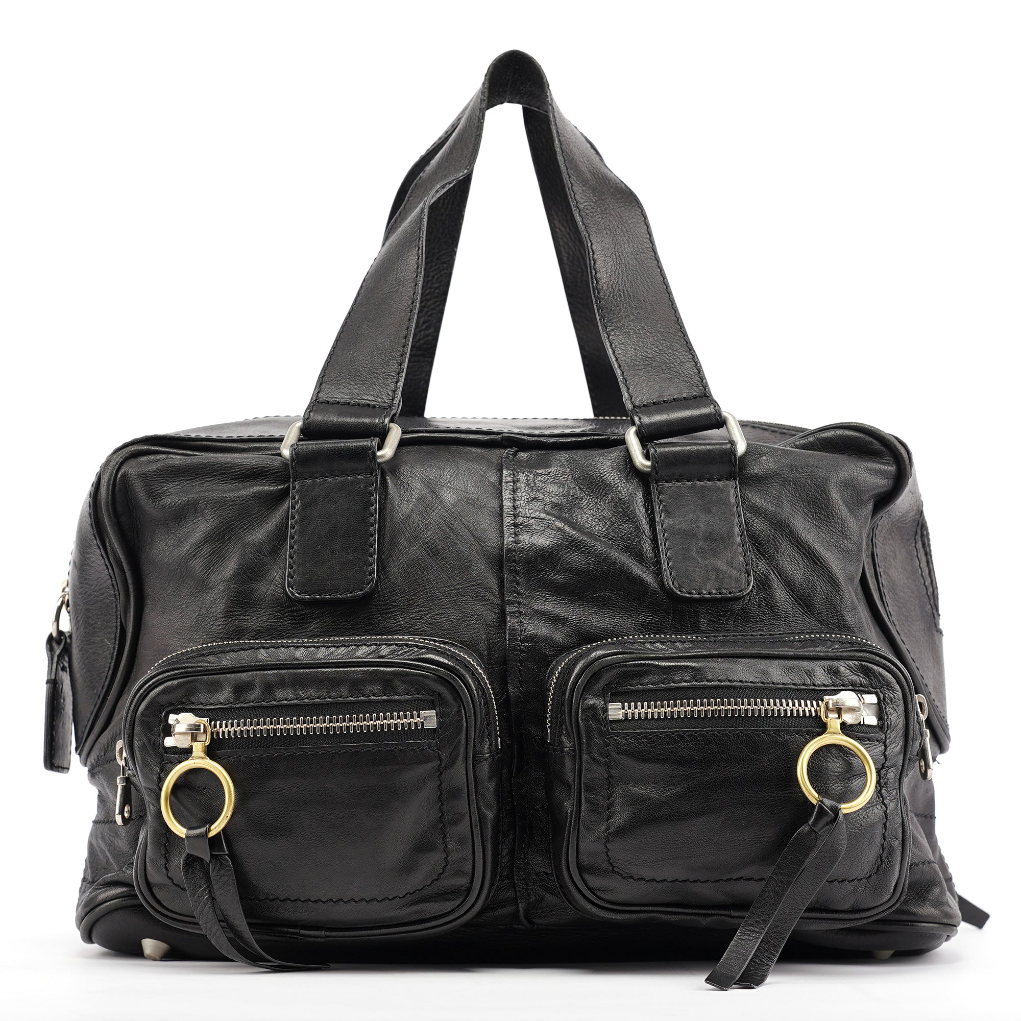 Chloé Sac cabas Betty en cuir noir