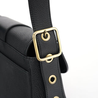 Chloé Black Leather C Crossbody Bag