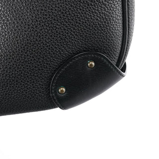 Chloe Black Leather C Logo Shoulder Bag