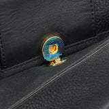 Chloé Black Leather C Shoulder Bag