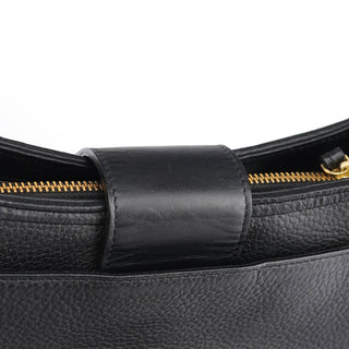 Chloé Black Leather C Shoulder Bag