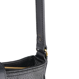 Chloé Black Leather C Shoulder Bag