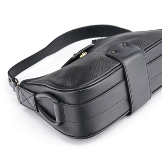 Chloé Black Leather C Shoulder Bag