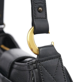 Chloé Black Leather C Shoulder Bag