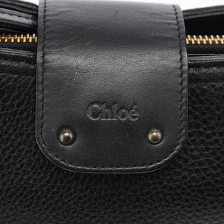 Chloé Black Leather C Shoulder Bag
