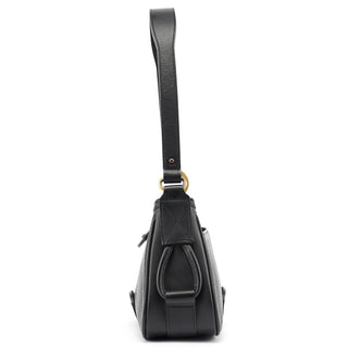 Chloé Black Leather C Shoulder Bag