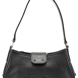 Chloé Black Leather C Shoulder Bag