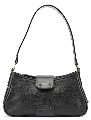 Chloé Black Leather C Shoulder Bag