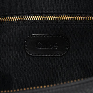 Chloe Black Leather C Shoulder Bag