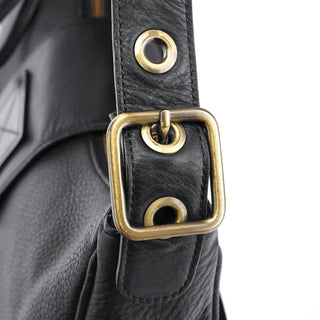 Chloe Black Leather C Shoulder Bag