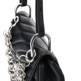 Chloe Black Leather Drew Shoulder Bag