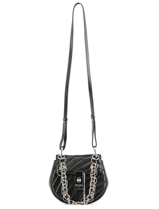 Chloe Black Leather Drew Shoulder Bag