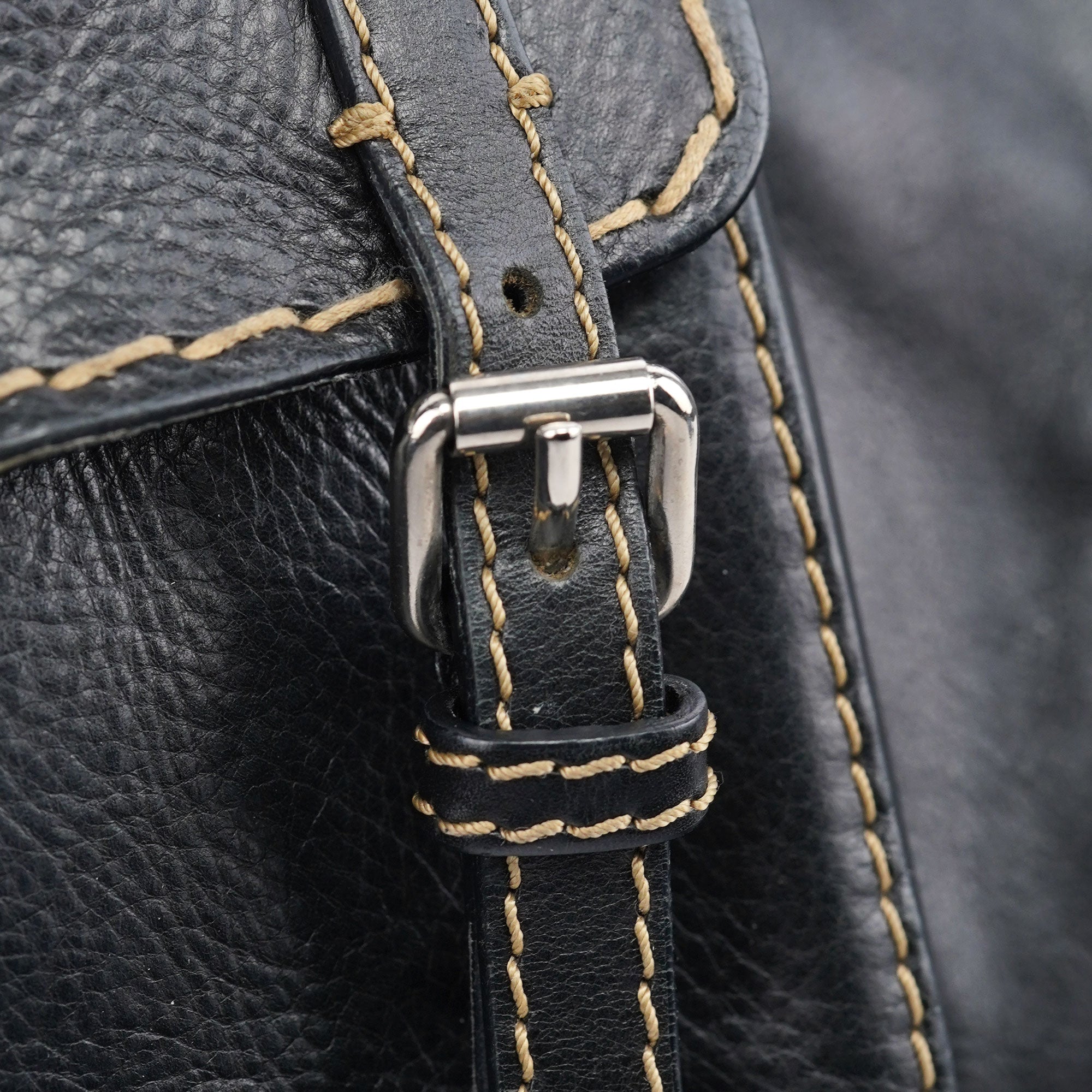 Chloé Sac deux portés Edith en cuir noir