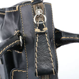Chloé Sac deux portés Edith en cuir noir