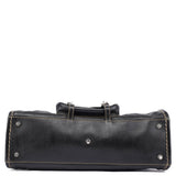 Chloé Edith 2-Way Tote Bag aus schwarzem Leder