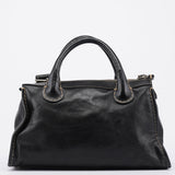 Chloé Sac deux portés Edith en cuir noir